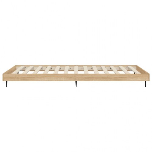Sengeramme 75×190 cm i sonoma-eg - konstrueret træ, uden madras