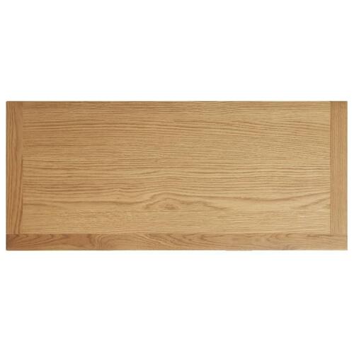 Kommode 80x35x75 cm massivt egetræ