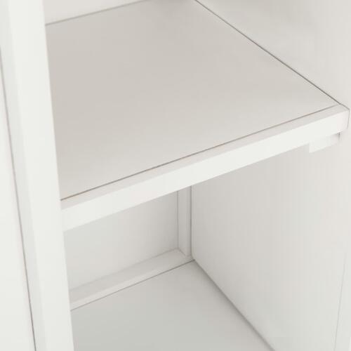 Vinskab 80x32x80 cm massivt egetræ