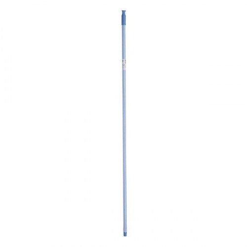 Kosteskaft metal blå 130 cm - stribet (12 stk.)