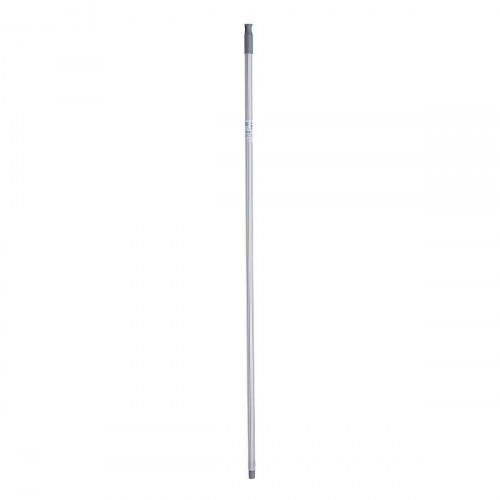 Kosteskaft metal 130 cm - grå, stribet (12 stk.)