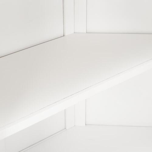 Hjørneskab 80x33,5x78 cm massivt egetræ