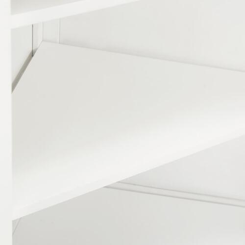 Hjørneskab 59x36x180 cm massivt egetræ