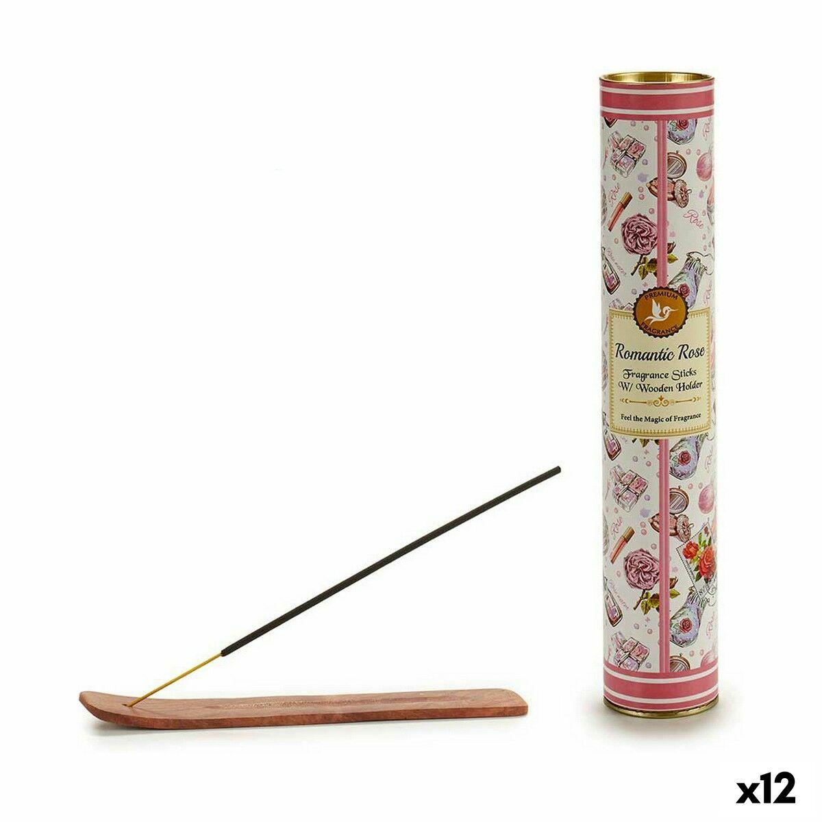 Røgelse Acorde - Pink Blomster med holder, 12 pakker