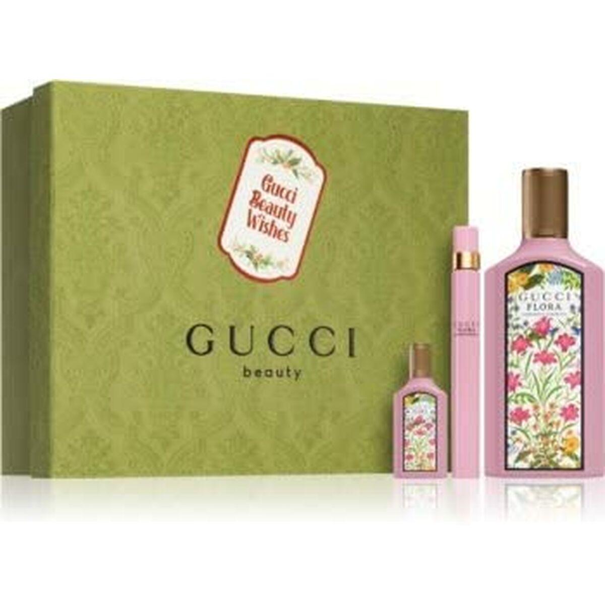 Parfume sæt til kvinder Gucci Flora Gorgeous Gardenia 3 Dele