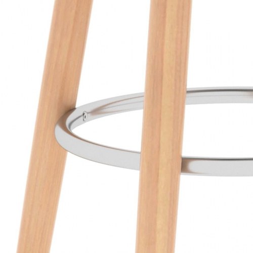 Barstole 2 stk. stof sennepsgul