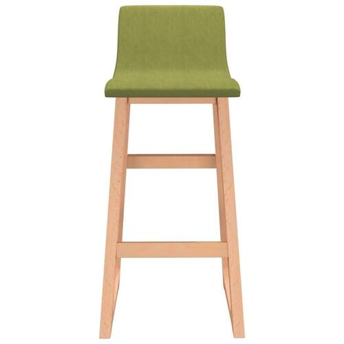 Barstole 2 stk. stof grøn