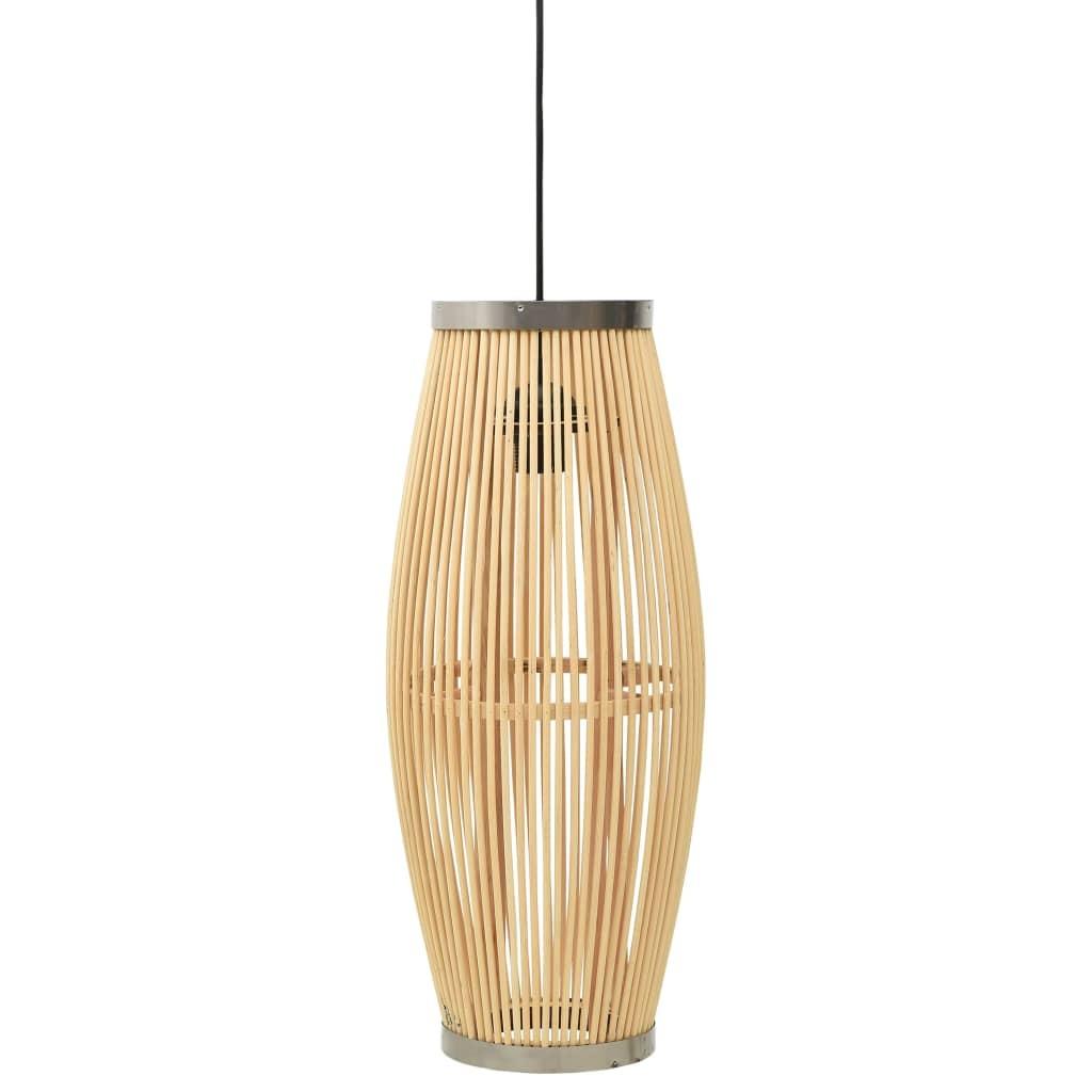 Pendellampe oval 40 W E27 21x50 cm piletræ