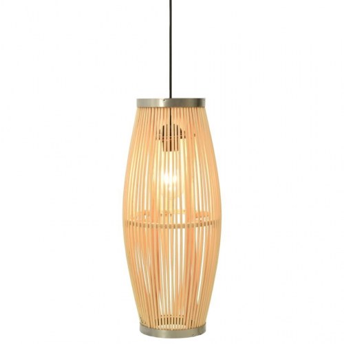 Pendellampe oval 40 W E27 21x50 cm piletræ