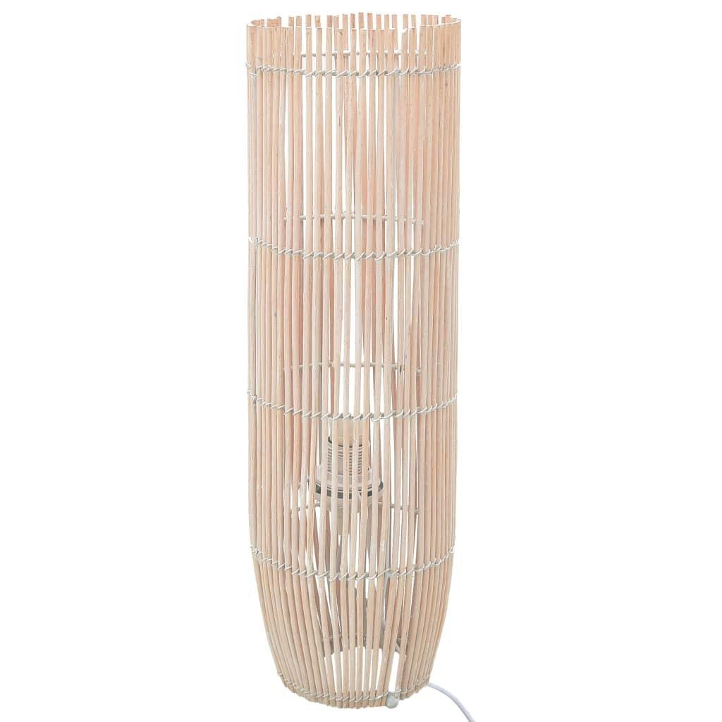 Gulvlampe E27 52 cm piletræ hvid