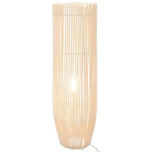 Gulvlampe E27 52 cm piletræ hvid