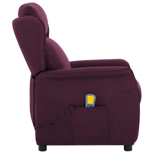 Massagestol stof lilla