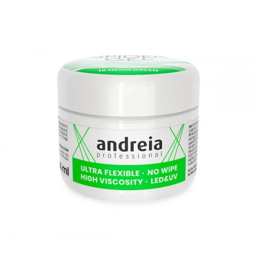 Gel-neglelak Andreia Gel Spider 4 ml Neon Grøn