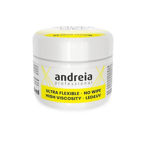 Gel-neglelak Andreia Gel Spider 4 ml Neon Orange