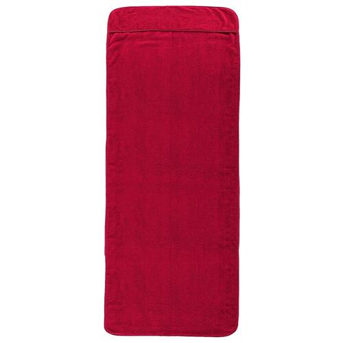 Strandhåndklæder 4 stk. 60x135 cm 400 GSM stof bourgogne
