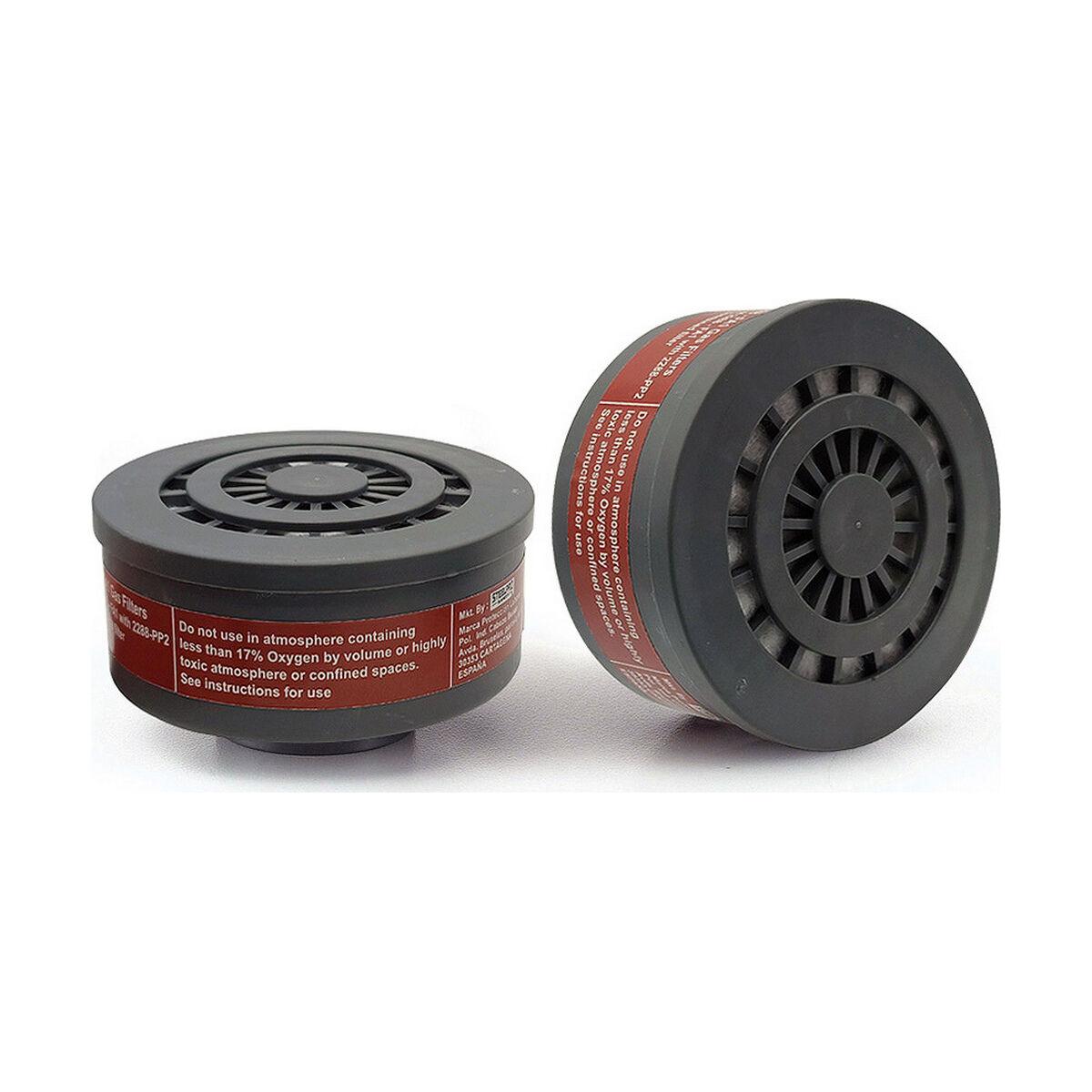 Filtre A1 - sæt med 2 til gasmaske