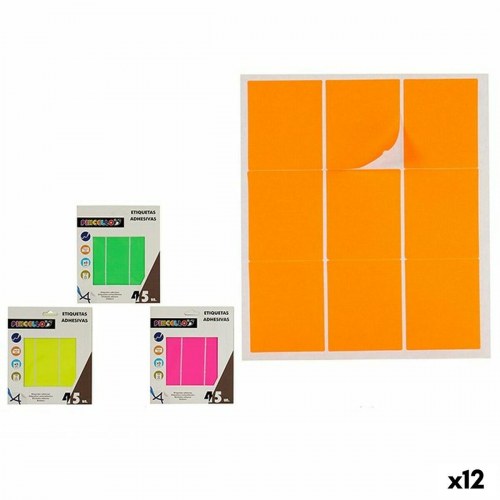 Etiketter selvklæbende - rektangulære, 43 × 52 mm (12 enheder)