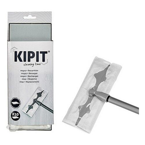 Udskiftning til gulvmopper Plastik TNT (Non Woven) 25,5 x 10 x 7 cm (12 enheder)