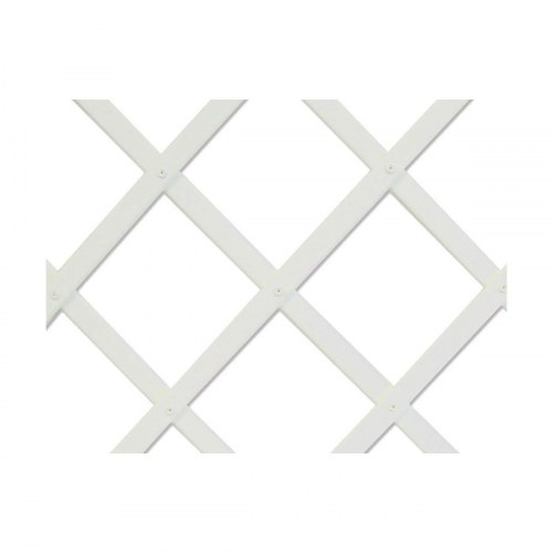 Nortene havehegn 0,5 × 1,5 m - hvid PVC, foldbart