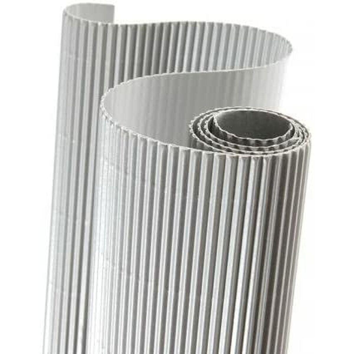 Canson Bølgepap Sølv - 10 ark, 300 g/m², 50 × 70 cm