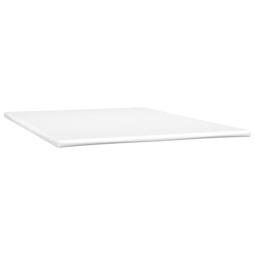 Kontinentalseng med madras 140x190 cm stof sort