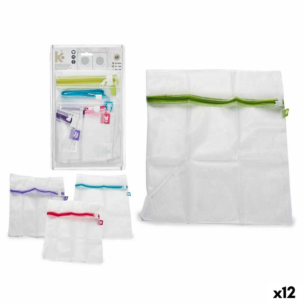 Sæt Med Tasker Vaskemaskine Multifarvet Plastik 12 Enheder