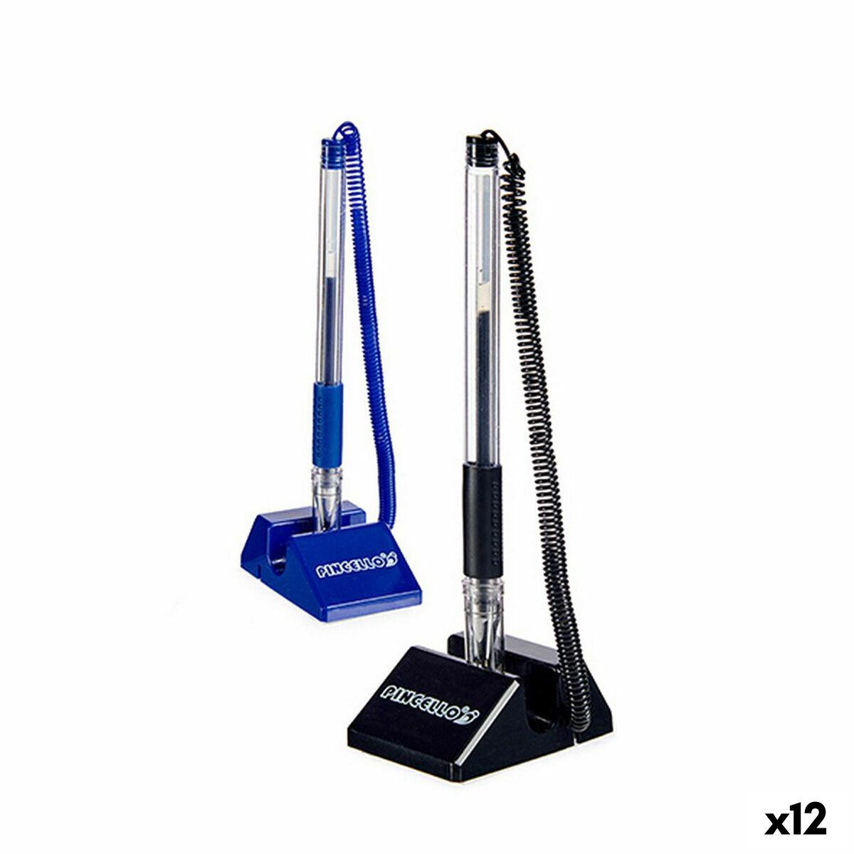 Kuglepen med holder (12 enheder)