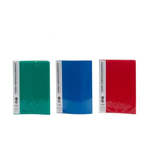 Dokumentmappe A4 med 30 lommer - 12 stk.