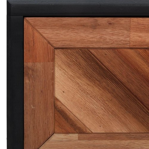 Natborde 2 stk. 40x30x53 cm massivt akacietræ og MDF