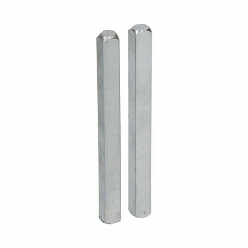 EDM Espagnolette-lås med firkantet stang, stål, 8 × 90 mm (2 stk)