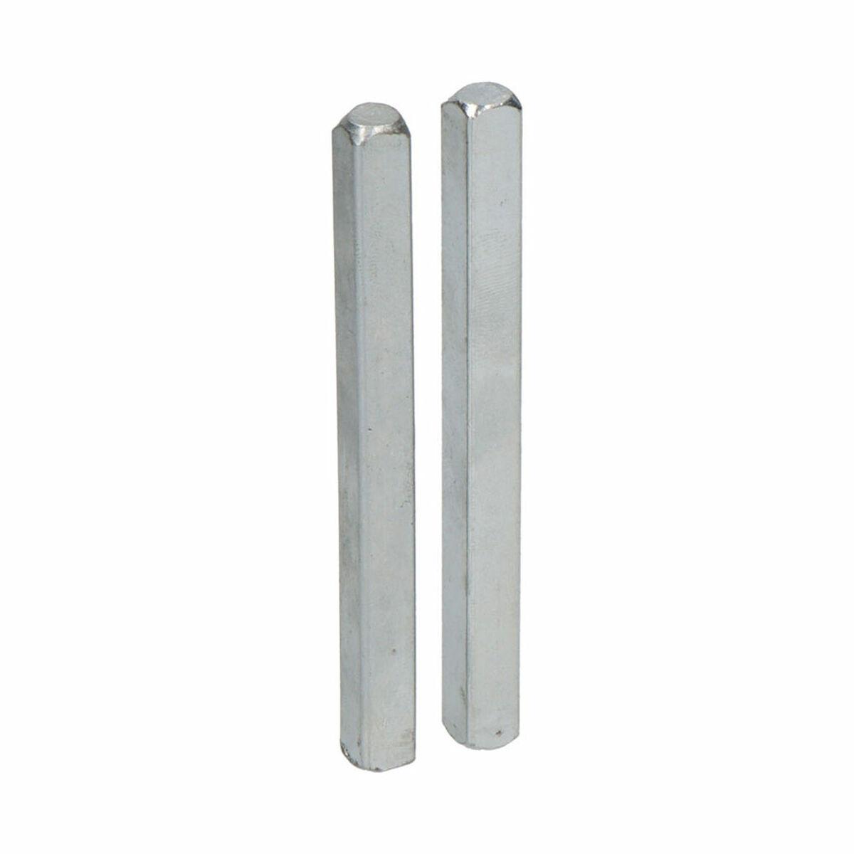 EDM Espagnolette-lås med firkantet stang, stål, 8 × 90 mm (2 stk)