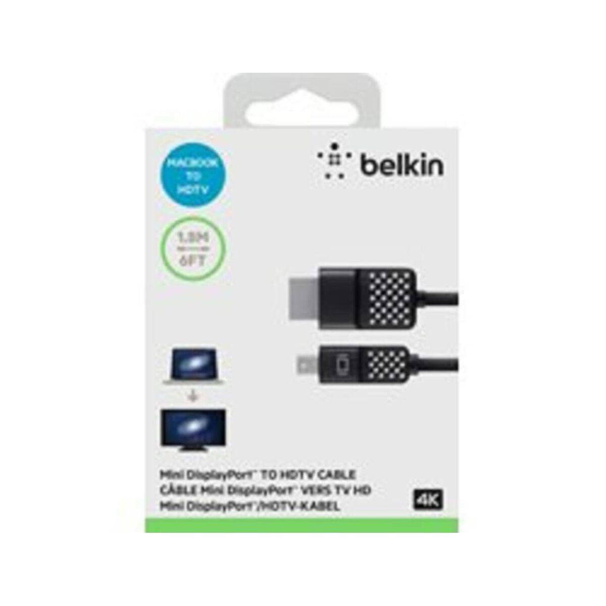 Displayport Til Hdmi Adapter Belkin F2cd080bt06 Sort