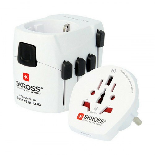 Skross Universal rejsestikadapter 1103180 - 2 dele