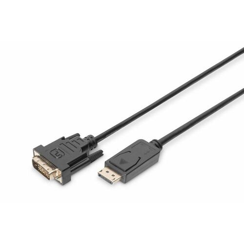 DisplayPort-kabel Digitus AK-340306-020-S Sort 2 m