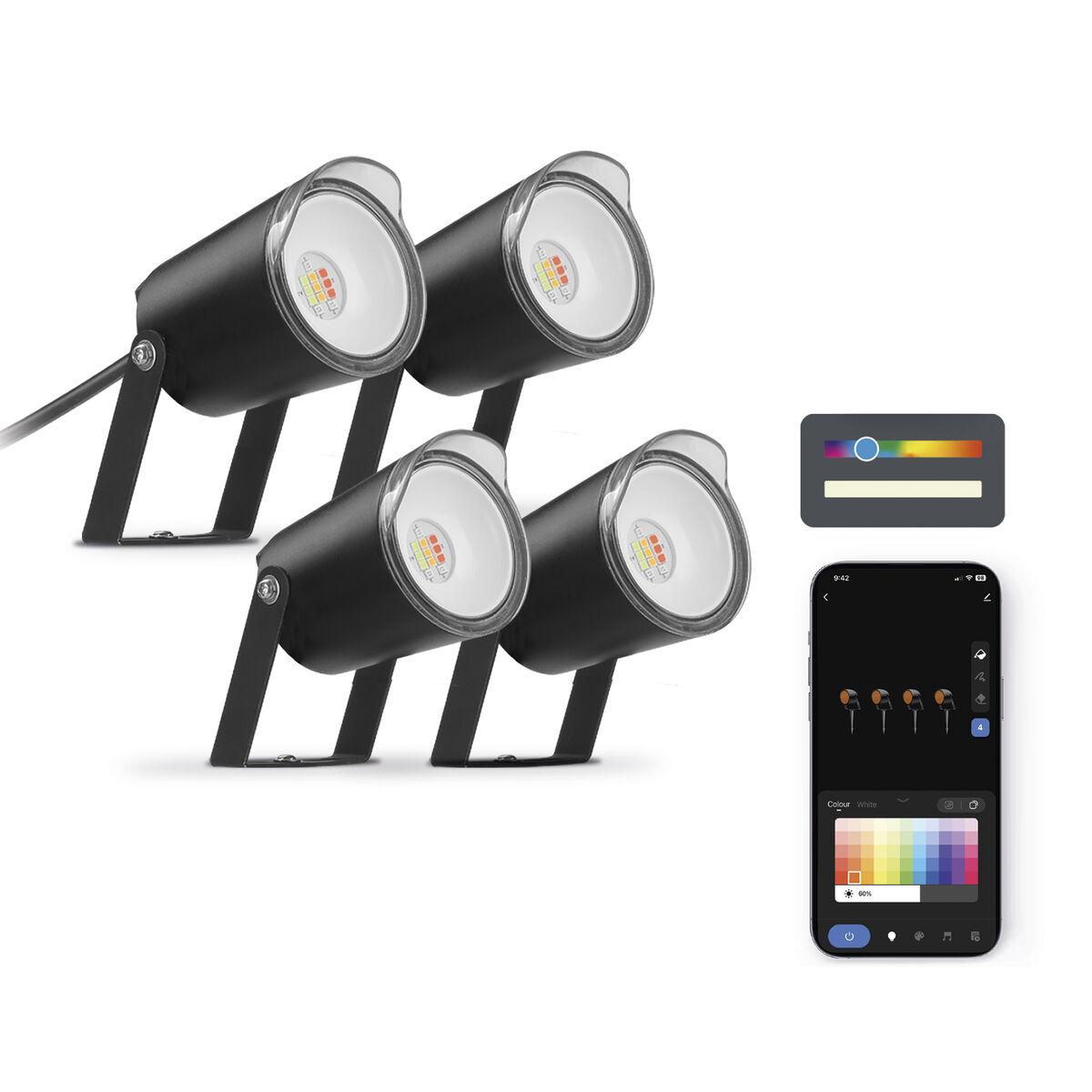 Led Spotlight Ksix Smartled Sort 3000k