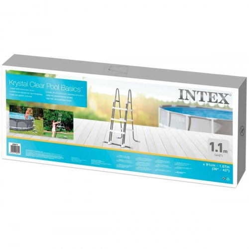 Poolstige Intex 107 cm - justerbar, skridsikker (3 stk.)