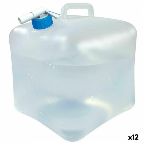 Aktive vandbeholder i polyetylen 10 L - foldbar, 22 × 26 × 22 cm (12 stk.)