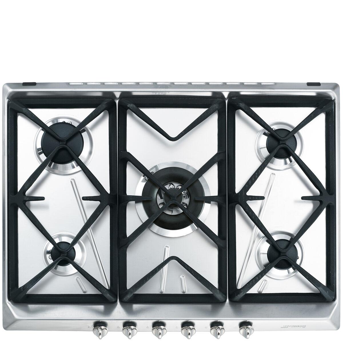 Gasplade Smeg SRV576GH5 70 cm
