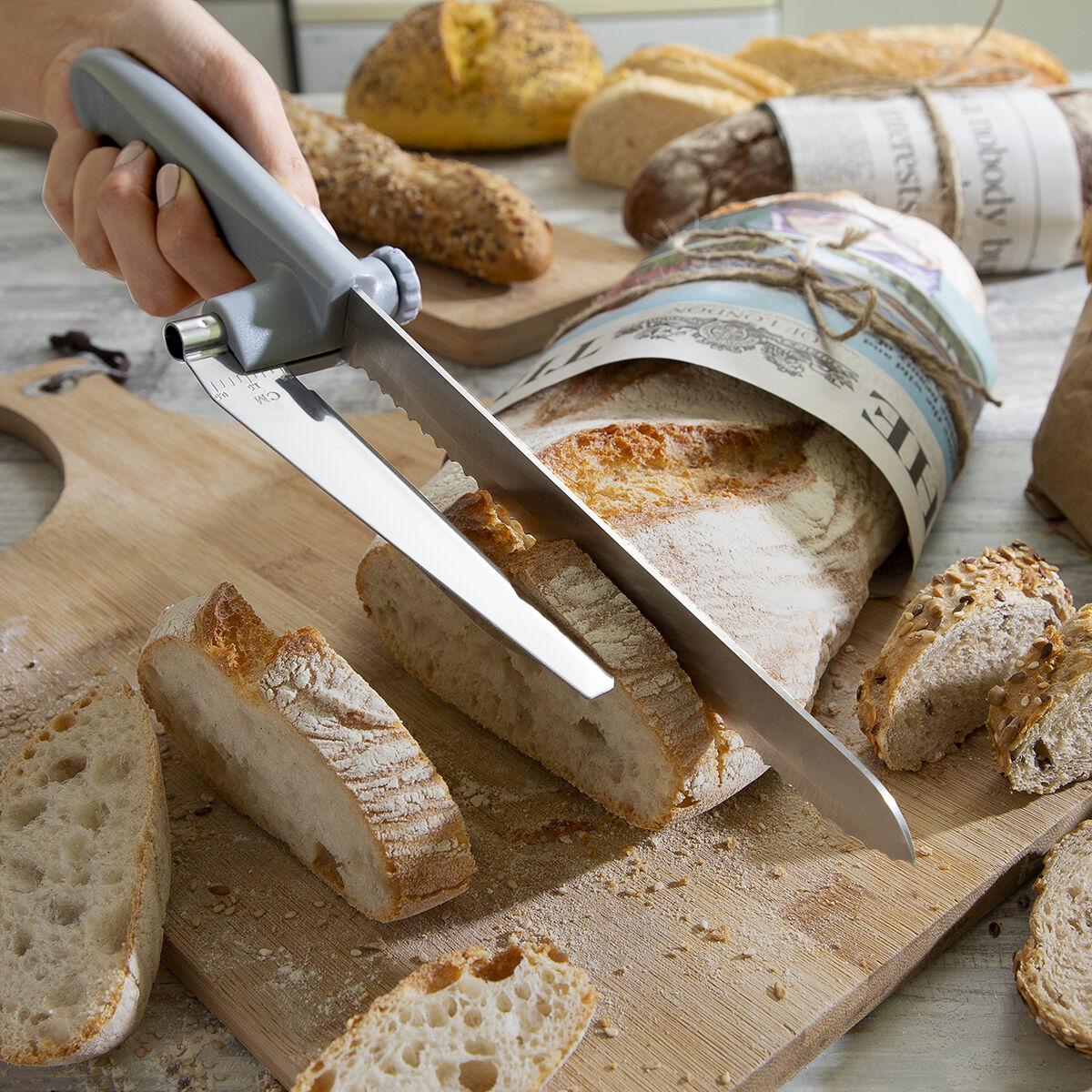 Brødkniv med justerbar skæreguide Kutway V0103422 (OUTLET A)