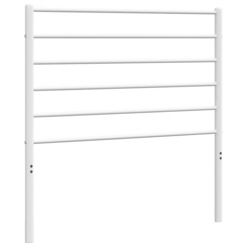 Sengegavl i metal 100 cm - hvid, udskiftningsgavl