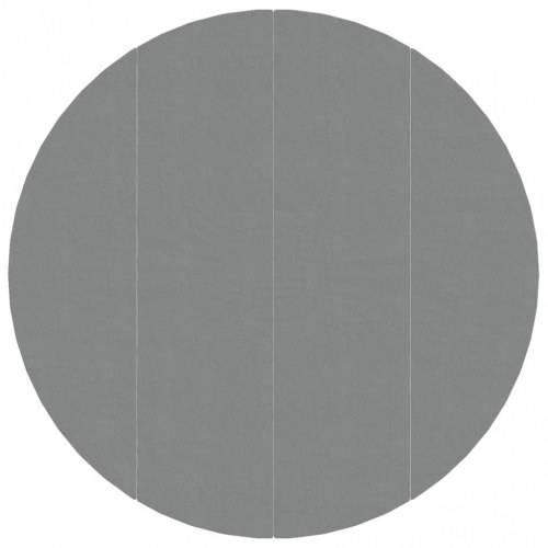 Poolunderlag Ø428 cm i polyester-geotekstil - lysegrå