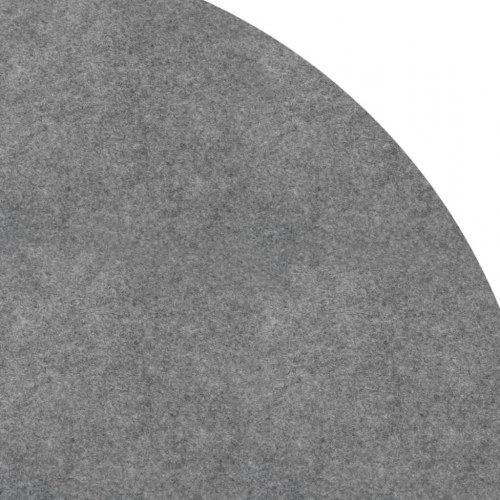 Poolunderlag Ø500 cm i polyester-geotekstil - lysegrå