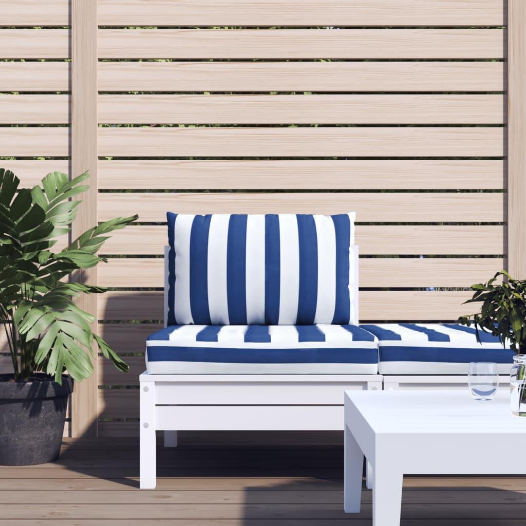Pallehynder sæt - 2 stk. i oxfordstof, stribet blå/hvid
