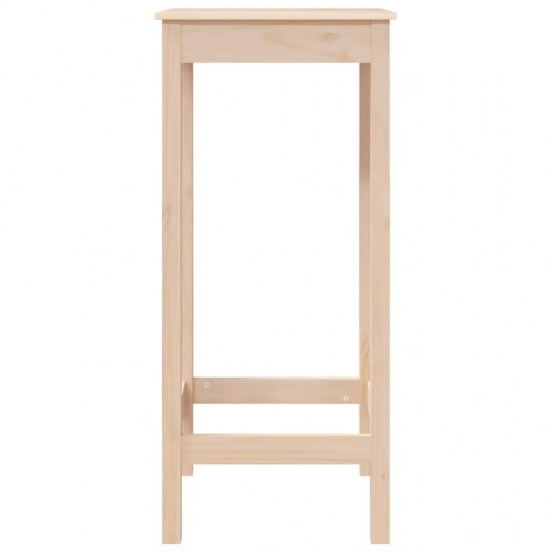 Barbord i massivt fyrretræ 50 x 50 x 110 cm - ubehandlet