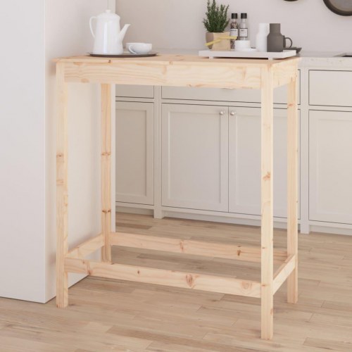 Barbord 100x50x110 cm massivt fyrretræ