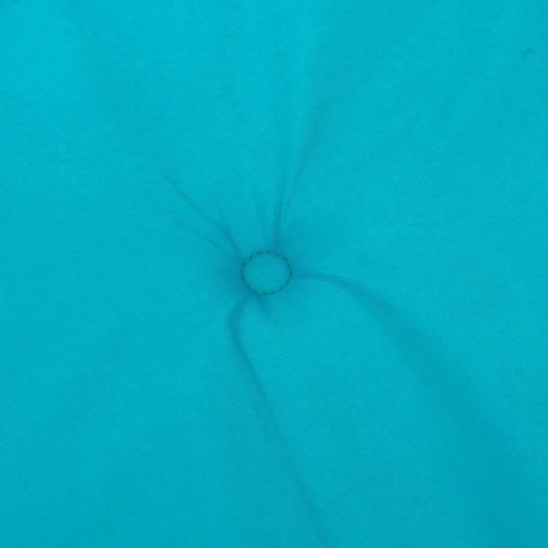 Stolehynder med lav ryg 6 stk. stof turkis