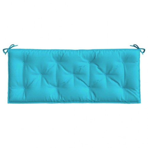 Hynde til havebænk 120×50×7 cm - turkis stof