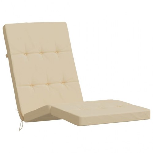 Hynder til dækstol 2 stk. - oxfordstof, beige