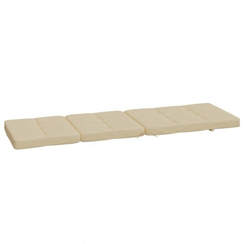 Hynder til dækstol 2 stk. - oxfordstof, beige