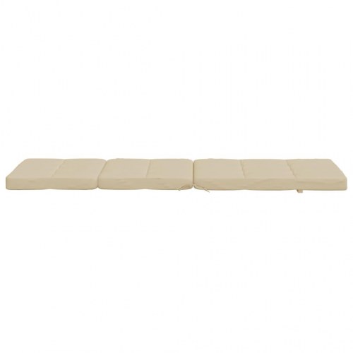 Hynder til dækstol 2 stk. - oxfordstof, beige